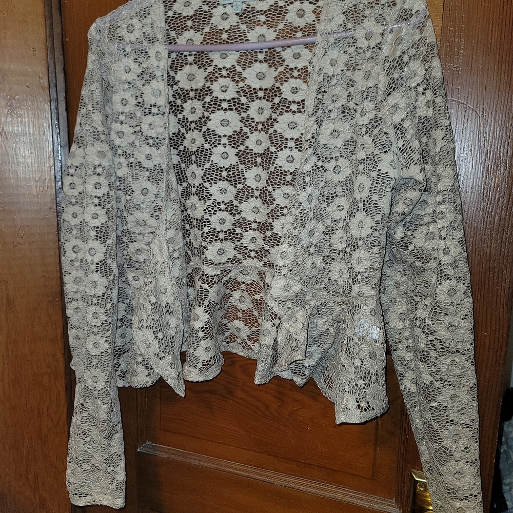 Charlotte Russe lace Cardigan